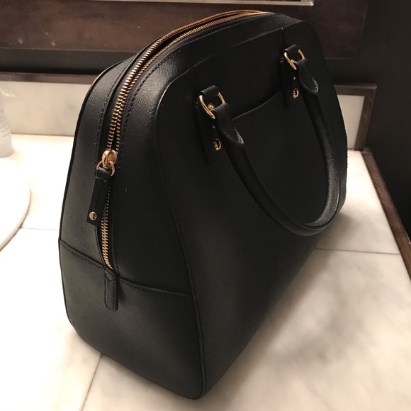 MICHAEL KORZ CLASSIC BLACK HANDBAG - Picture 2 of 13